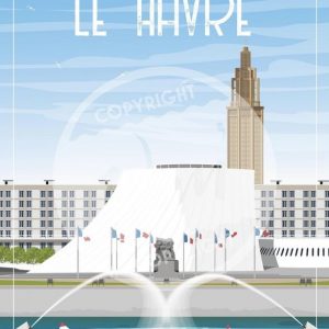 Affiche – Wim – Le Havre – 30x40cm