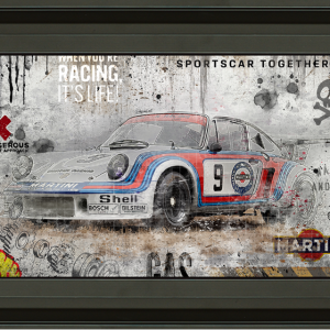 Image encadrée – Rubix – RSR Martini Brush – 30x45cm