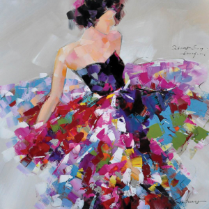 Toile – Danseuse – 80x80cm