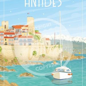 Affiche – Wim – Antibes – 30x40cm