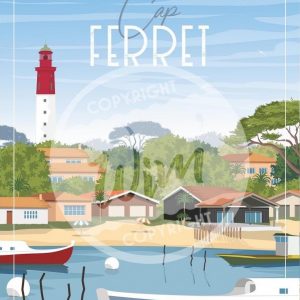 Affiche – Wim – Cap Ferret – 30x40cm