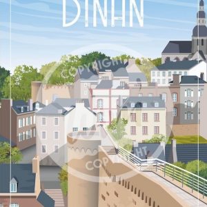 Affiche – Wim – Dinan – 30x40cm