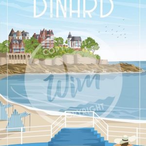 Affiche – Wim – Dinard – 30x40cm