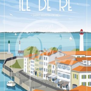 Affiche – Wim – Ile de Ré (Saint Martin de Ré) – 30x40cm