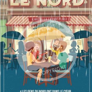 Affiche – Wim – Le Nord – 30x40cm