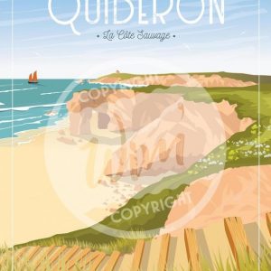 Affiche – Wim – Quiberon – 30x40cm