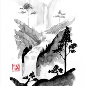 Affiche – Pechane Sumie – Fall and trees – 30x40cm