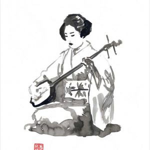Affiche – Pechane Sumie – Geisha version 2 – 30x40cm