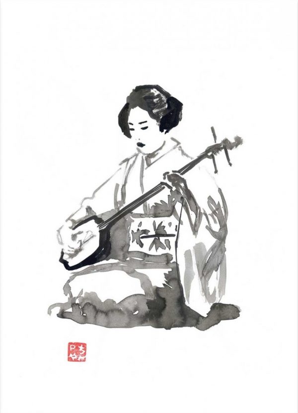 Affiche – Pechane Sumie – Geisha version 2 – 30x40cm