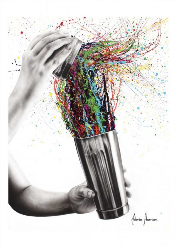 Affiche – Ashvin Harrison – Shake it – 50x70cm