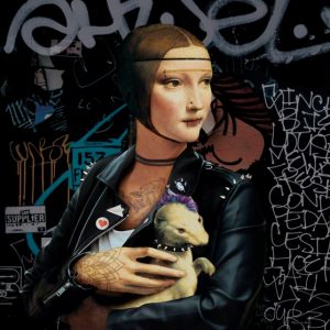 Affiche – Markus Binz – The Lady Punk – 30x30cm ou 60x60cm