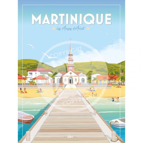 Affiche – Wim – Martinique – 30x40cm