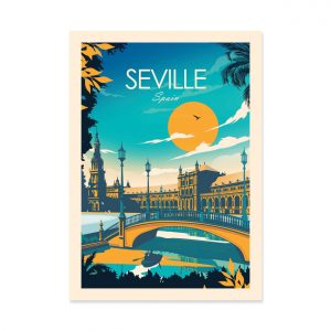 Affiche – Studio Inception – Séville – 30x40cm