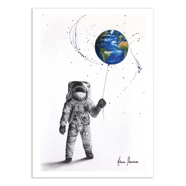 Affiche – Ashvin Harrison – The astronaut – 30x40cm