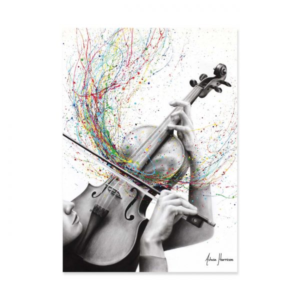 Affiche – Ashvin Harrison – The violin solo – 30x40cm