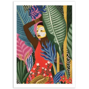 Affiche – Maja Tomljanovic – African mask – 30x40cm