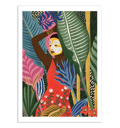 Affiche – Maja Tomljanovic – African mask – 30x40cm