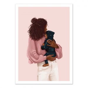 Affiche – Illustre Mayon – She is my world – 30x40cm