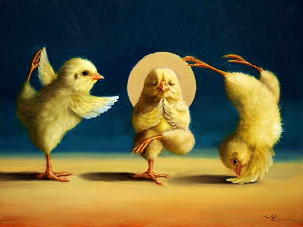 Affiche – Lucia Heffernan – Yoga Chicks Three – 30x40cm