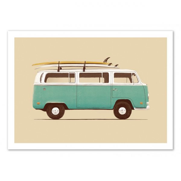 Affiche – Florent Bodart – Blue Van – 30x40cm