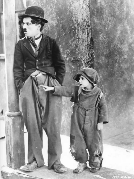 Affiche – Cinéma – Charlie Chaplin – « The Kid » – 24x30cm