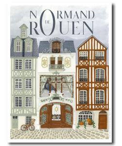 Affiche – Mélanie Voituriez – Rouen, Rue Saint Romain – 30x40cm