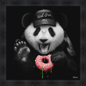 Image encadrée – Sylvain Binet – Donuts – 80x80cm