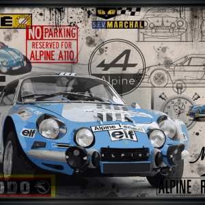 Image encadrée – Rubix – Alpine Renault – 60x90cm