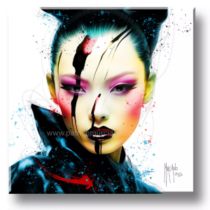 Affiche – Patrice Murciano – Chin’art Girl – 30x30cm