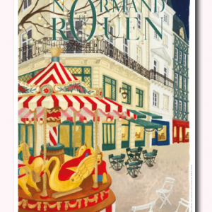 Affiche – Mélanie Voituriez – Place du Vieux marché – 30x40cm