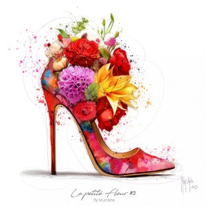 Affiche – Patrice Murciano – Petite Fleur #3 – 30x30cm