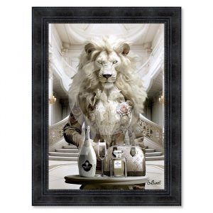 Image encadrée – Sylvain Binet – Lionne Luxury – 50x70cm