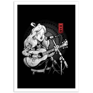 Affiche – EduEly – Wonderland song – 30x40cm