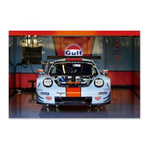 Impression sur verre – Porsche Gulf – 80x120cm