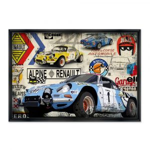 Image encadrée – Rubix – ART 110 Garage – 60x90cm