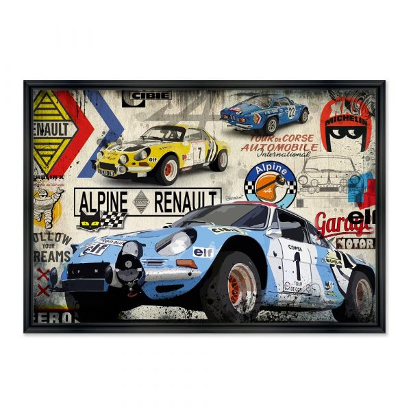 Image encadrée – Rubix – ART 110 Garage – 60x90cm