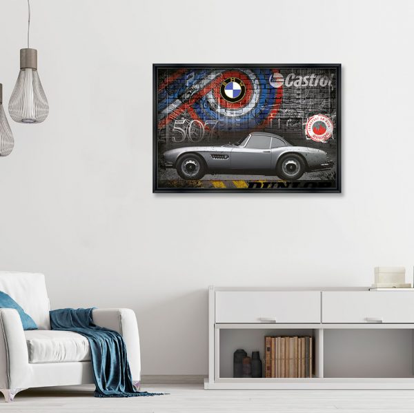 Image encadrée – Rubix – BMW507 Black – 60x90cm