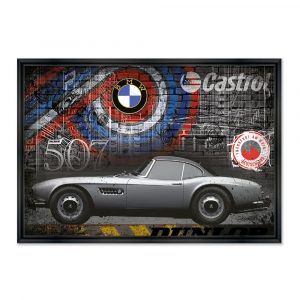 Image encadrée – Rubix – BMW507 Black – 60x90cm