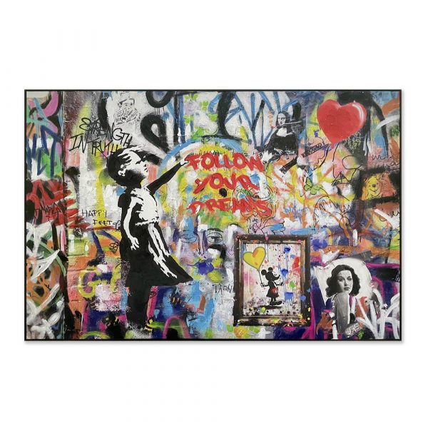 Toile encadrée – Street Art 2 – 80x120cm