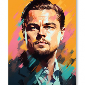 Affiche – Cinéma – Léonardo DiCaprio – Pop Art – 24x30cm