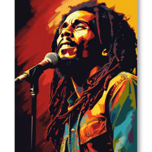 Affiche – Célébrités – Bob Marley – Pop art – 24x30cm ou 50x70cm