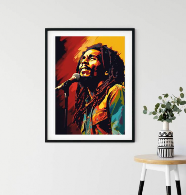 Affiche – Célébrités – Bob Marley – Pop art – 24x30cm ou 50x70cm