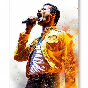 Affiche – Célébrités – Freddie Mercury – pop art – 24x30cm ou 50x70cm