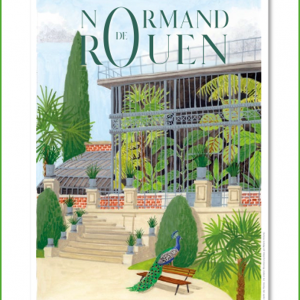 Affiche – Mélanie Voituriez – Jardin des PLantes à Rouen – 30x40cm