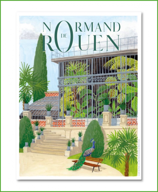 Affiche – Mélanie Voituriez – Jardin des PLantes à Rouen – 30x40cm