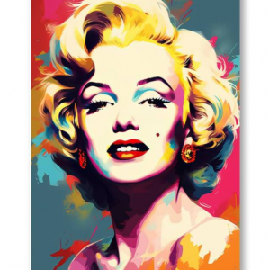 Affiche – Cinéma – Marilyn Monroe – Pop art – 24x30cm