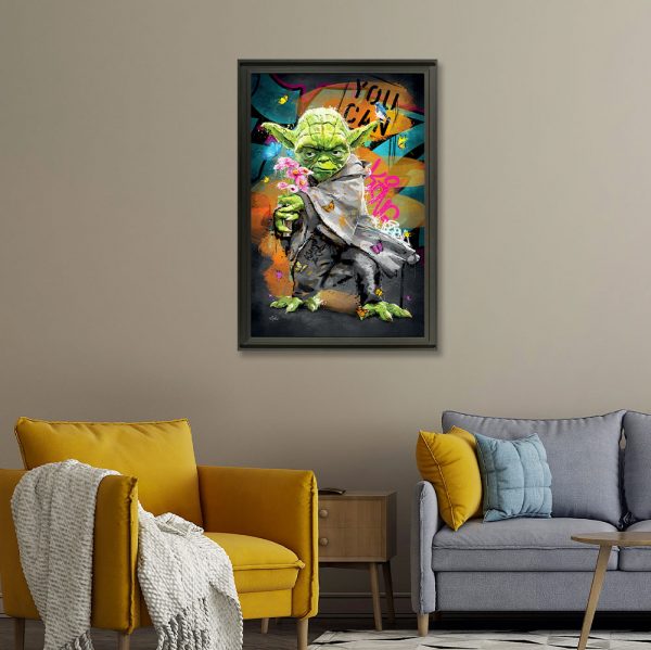 Image encadrée – Romaric – Yoda – 40x60cm