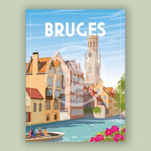 Affiche – Wim – Bruges – 30x40cm