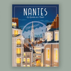 Affiche – Wim – Nantes – 30x40cm
