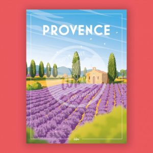 Affiche – Wim – Provence – 30x40cm
